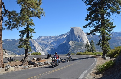 Highway 1 - på motorcykel i Yosemite National Park