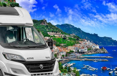 Autocamper i Italien - Amalfikysten